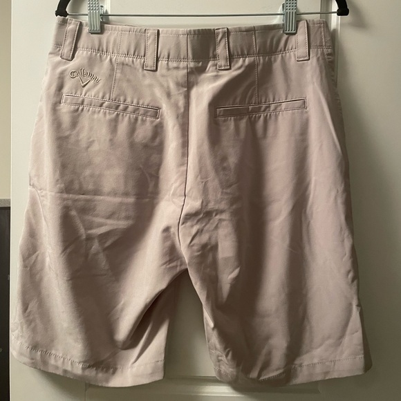 Callaway Beige Golf Shorts - Picture 3 of 6